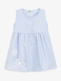 Сарафан з візерунком для дівчинки Aura Style 5003 104 см Блакитний shop (2000999566714)