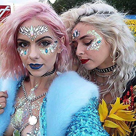 Наклейка для обличчя Leg Avenue Elektra face jewels sticker | Зображення 4