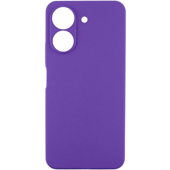 Чохол TPU GETMAN Liquid Silk Full Camera для Xiaomi Redmi 13C / Poco C65 Фіолетовий / Ultra Violet