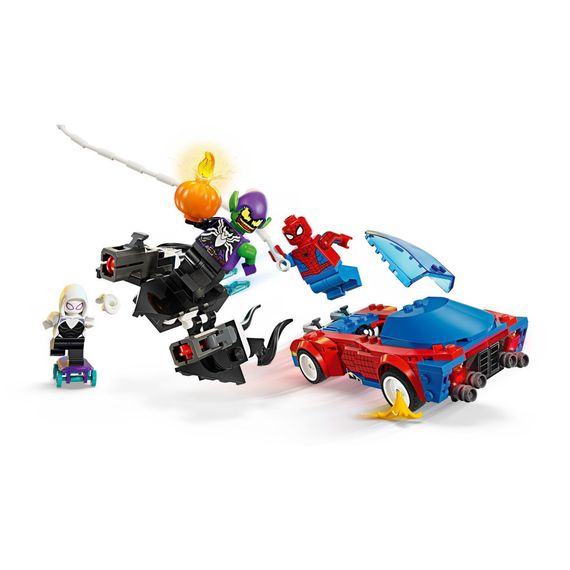 Конструктор LEGO Super Heroes Автомобіль для перегонів Людини-Павука й Зелений Гоблін з отрутою Венома 227 детале (76279) | Зображення 2