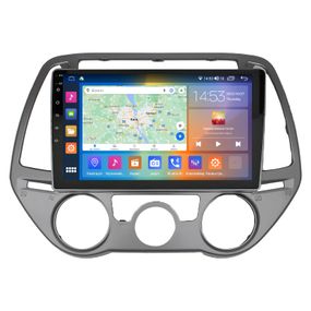 Штатная магнитола 9" Lesko для Hyundai i20 I Рестайлинг 2012-2014 4/64Gb CarPlay 4G Wi-Fi GPS Prime Хюндай