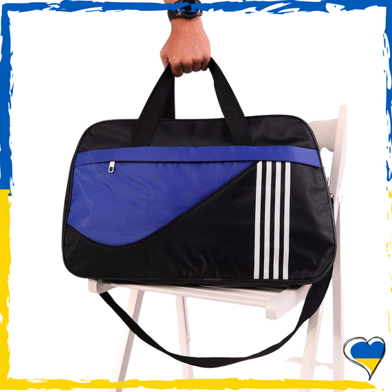 Сумка дорожня, вмістка. Сумка спортивна. Сумка для речей синя