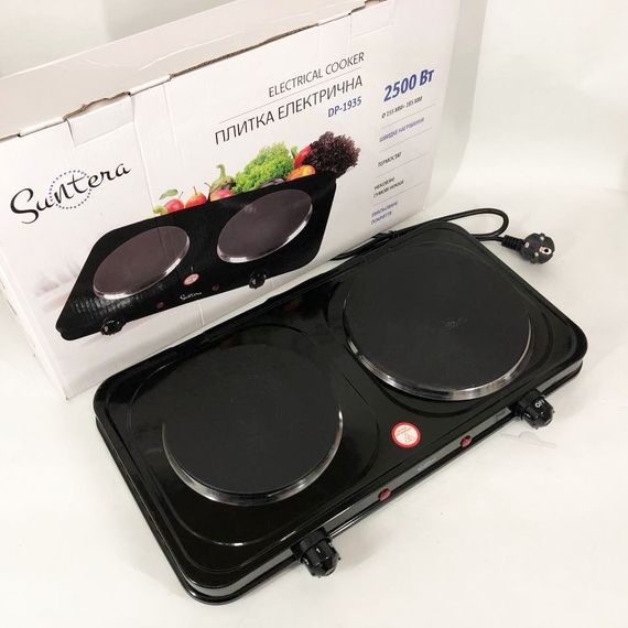 Кухонний посуд для готування електричний, Настільна потужна плита, Настільна електроплита зручна JY-20