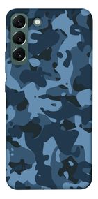 Чохол IBANAN Синій камуфляж для Samsung Galaxy S22+, Синій