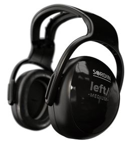 Наушники пассивные Sordin Left/Right Medium средний уровень шума. Цвет: черный