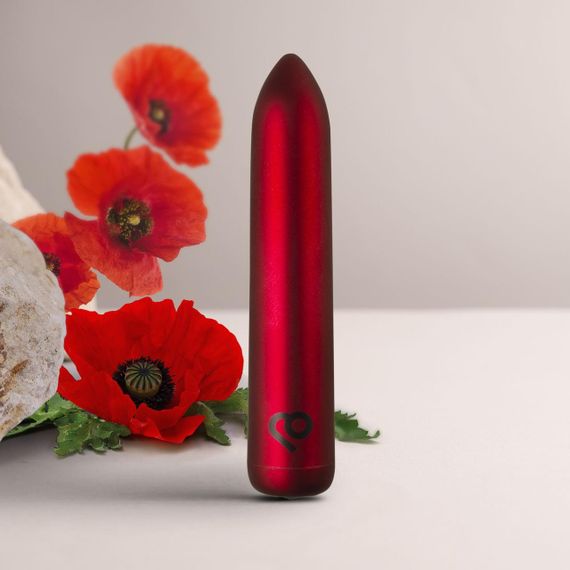 Віброкуля Rocks Off Bullet Poppy Red 16 Settings Sex Aura | Зображення 9