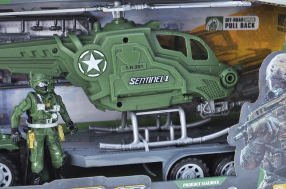 Машина 4-2 військова з набором, в коробці р.39,5x11,5x17,5 см YG Toys | Зображення 1