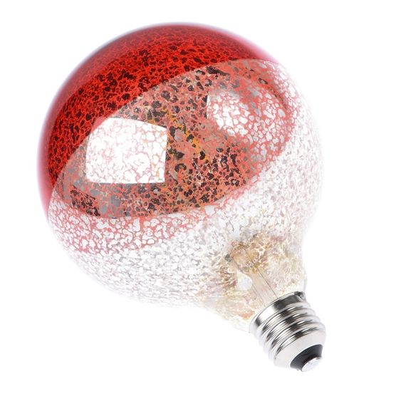 Лампа светодиодная LED 6W E27 COG WW G125 RED 220V | Зображення 1