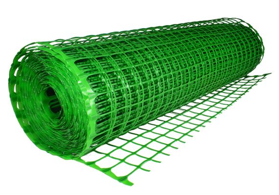 Сітка 45*45 1.0х20 м  пластикова Клевер (зелена) квадрат із запаяним краєм