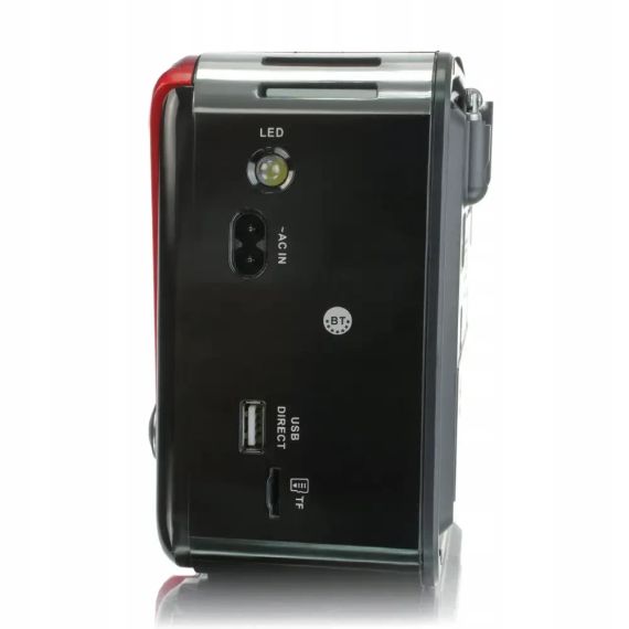 Радіоприймач акумуляторний з Bluetooth, MP3 і ліхтариком, Golon RX-BT455S AM/ Портативне радіо | Зображення 5