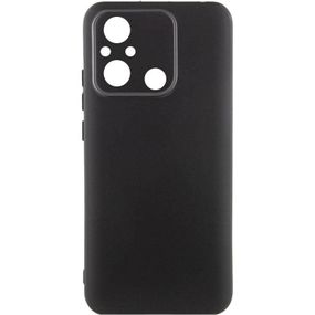Чохол TPU GETMAN Liquid Silk Full Camera для Xiaomi Redmi 12C Чорний / Black