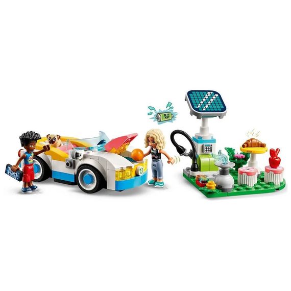 Конструктор LEGO Friends Електромобіль і зарядний пристрій 170 деталей (42609) | Зображення 7