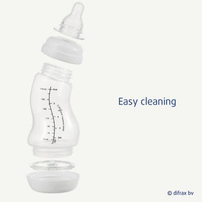 Бутылочка для кормления Difrax S-bottle Natural с силиконовой соской, 170 мл (705 Blossom) | Зображення 5