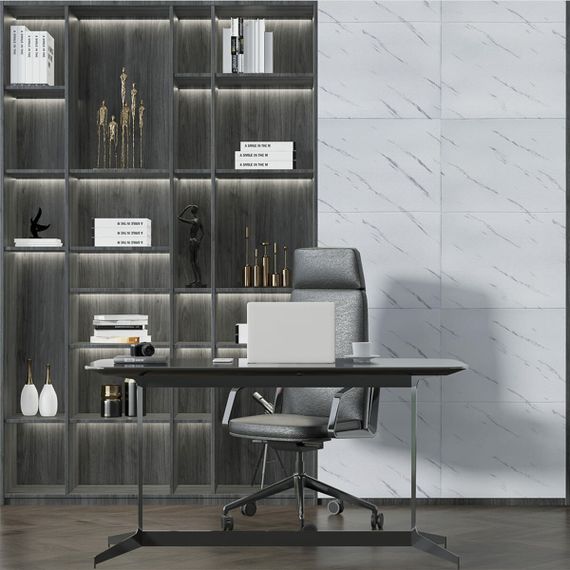 Самоклеюча 3D панель 700х700х4мм Біла мармурова плитка (364) SW-00001142 | Зображення 4