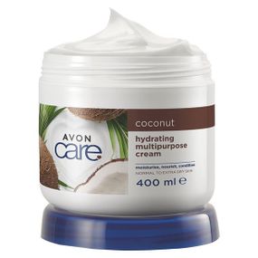 Відновлювальний мультифункціональний крем Avon для обличчя, рук та тіла з олією кокоса