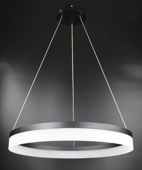 Люстра світлодіодна підвісна LED світильник для квартири на стелю лед 26751 Чорний 35-160х60х60 см.