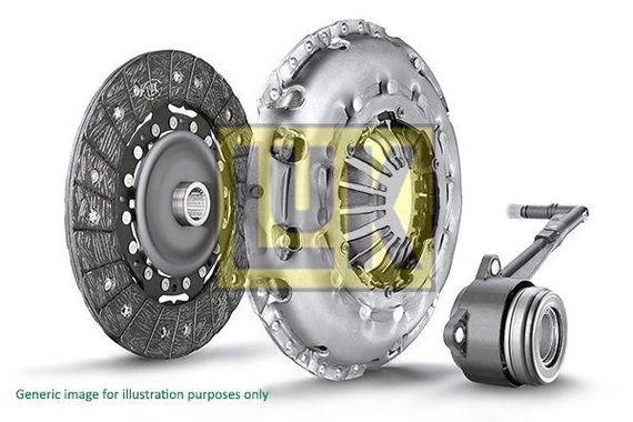 Комплект зчеплення VW T5 2.5TDI 4motion, 03-09, 128kw, AXE, BPC +вижимний  624 3178 34 | Зображення 1