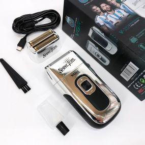 Бритва с аккумуляторным зарядным устройством VGR, Беспроводная электробритва для бороды NZ-48