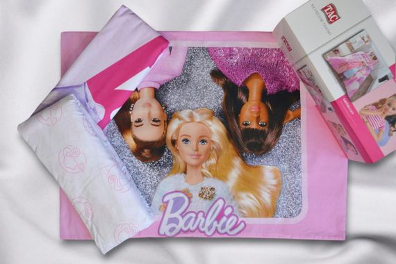 Постільна білизна TAC Disney 160×220 см Barbie Pink Power | Зображення 4