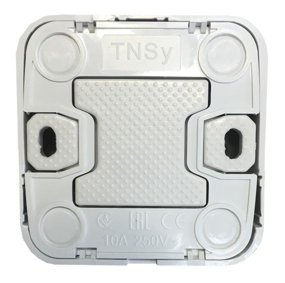 Выключатель наружной установки 2-кл. белый IP20 Lemur Ny95000979 | Зображення 1