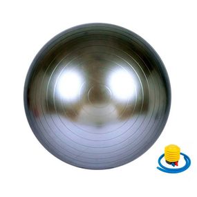 Мяч для фитнеса (фитбол) "HMS" 487-626-1-G с насосом 65 см