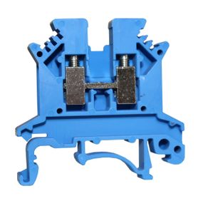 Клема КНГ-UK2.5 32А 0.2-2.5мм2 гвинтова синя набірна на DIN-рейку без маркера без кришки Ny95506249