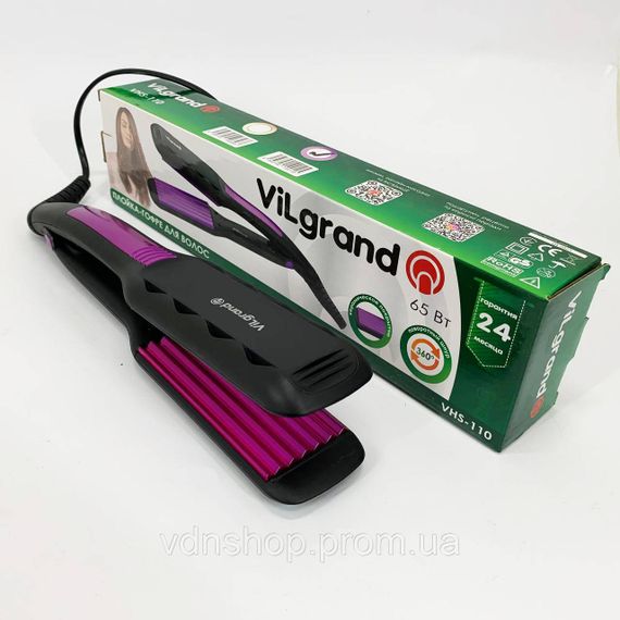 Електричний випрямляч для гладкого волосся ViLgrand Випрямляч для волосся салонного використання RJ-43