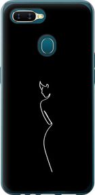 Чехол на Oppo A5S Силуэт1 "4590u-1892-17620"