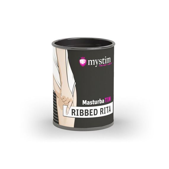 Мастурбатор-яйце Mystim MasturbaTIN Ribbed Rita