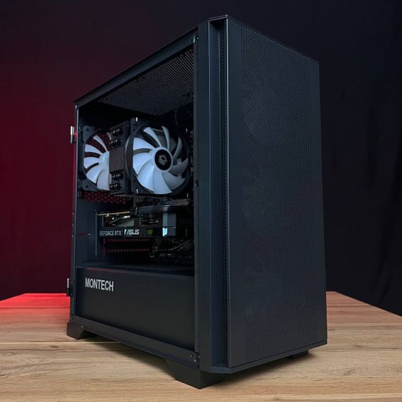 Збірка на замовлення: ігровий ПК Montech Air 100 ARGB Black Tower / AMD Ryzen 5 7500F (6 (12) ядер по 3,7 - 5,0 ГГц) / 32 ГБ DDR5 / 1000 ГБ SSD M.2 / nVidia GeForce RTX 5060, 8 ГБ GDDR7, 128-bit / 650W | Зображення 4