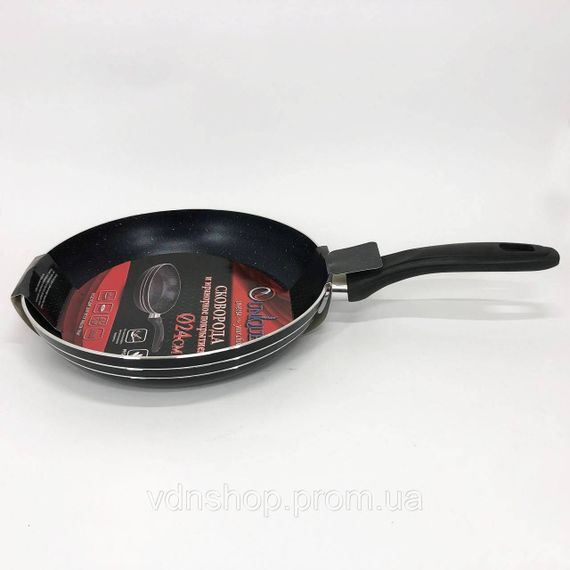 Сковорода якісна на плиту UNIQUE, Лита алюмінієва сковорода з товстим дном XT-74 | Зображення 8