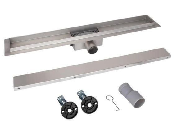 Лінійний трап Qtap Taurus Tile1000 із нержавіючої сталі, з сухим затвором під плитку Qttautile1000 | Зображення 3