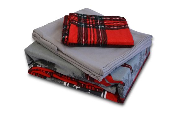 Комплект постельного белья First Choice Flanel 200×220 см  Happiness Red | Зображення 3