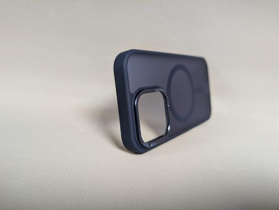 Чехол для iPhone 16 Pro / Айфон 16 Про, GUARD MATTE, противоударный, Soft Touch, с MagSafe, синий | Зображення 2