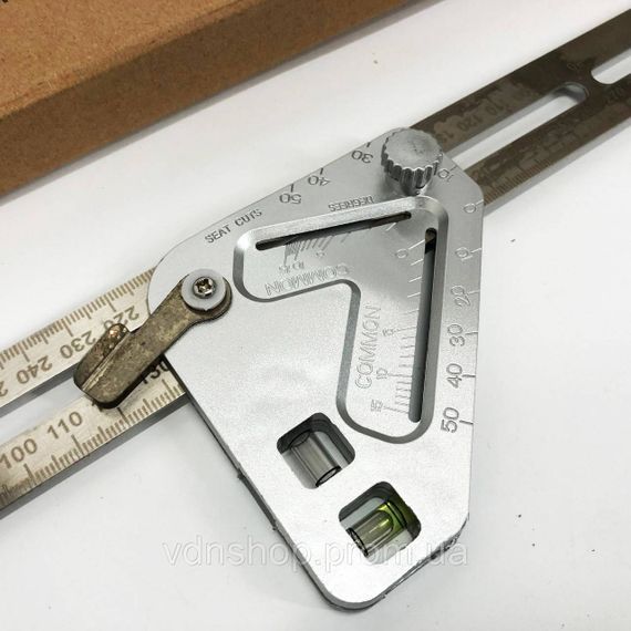 Метрический угольник для столяров TV One качественный SI-34 | Зображення 1