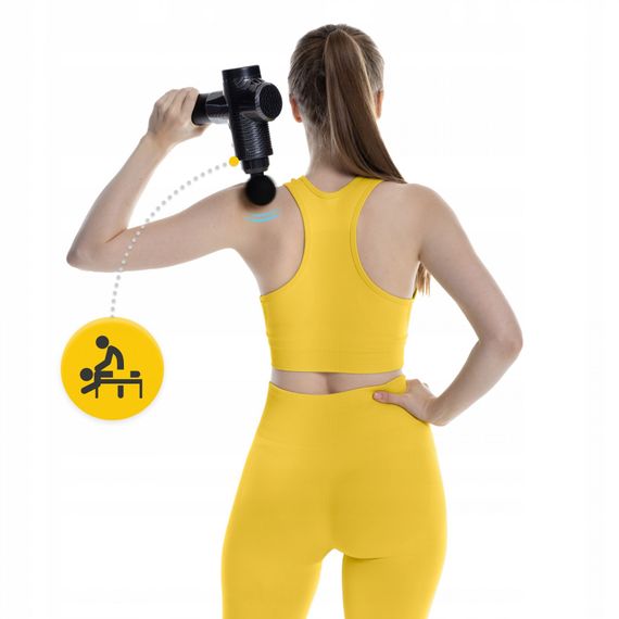 Ручний перкусійний масажер 4FIZJO Massage Gun Ultra Cool Edition 100 Вт (масажний пістолет) MG05 (P-5905973401470) | Зображення 1