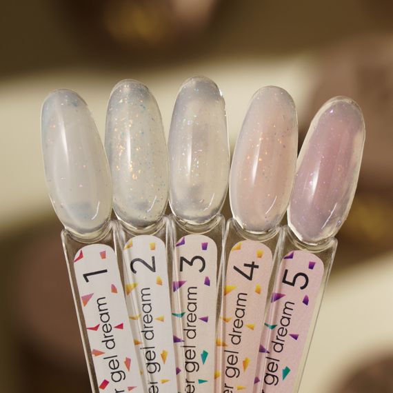 Гель для нарощення нігтів Valeri Dream Builder Gel №01 (молочний) 15мл | Зображення 1