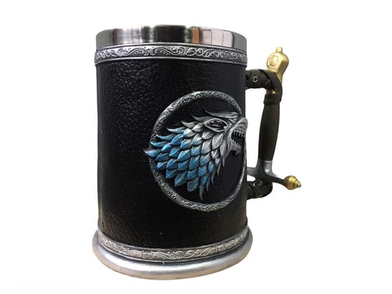 Кружка Чашка Келих Гра Престолів Winter is Coming Stark Targaryen 3D Будинок Старк | Зображення 3