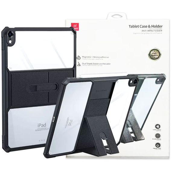 TPU+PC чохол Xundd Stand c посиленими кутами для Apple iPad 10.9" (2022-24) / 11" (A16) 2025 Чорний