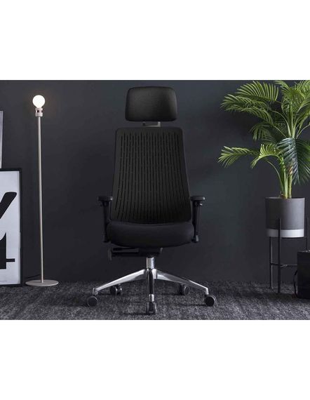 Кресло компьютерное Comf-pro Truly Black эргономическое | Зображення 3