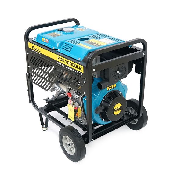 Дизельний генератор FULL FDK10000LE, 1-фазний 230V, 50Hz, 9.4kVA/7.5kW, бак 12,5 л, витрата 2 л/год, ручний/стартер (без АКБ), | Зображення 1