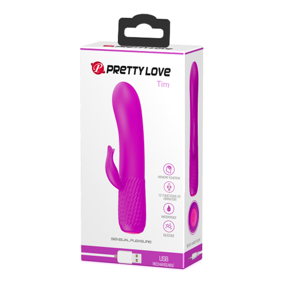 Вибратор - Pretty Love Tim Vibrator Purple sexstyle | Зображення 7