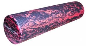 Масажний ролик (роллер) гладкий Power System PS-4089 Hexa Camo Roller Black/Red (60x15см) (PS_4089BR-0)