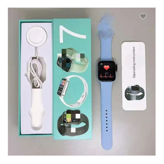 Смарт-часы Smart Watch Series 7 RED/BLUE/GREEN/SILVER / P47