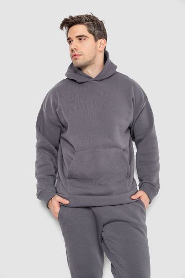 Спорт костюм чоловічий на флісі, колір сірий, 177R235 | Зображення 1