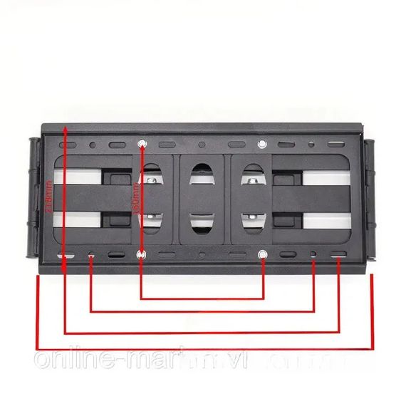 Кріплення для телевізора настінне XPRO PLB-44L з можливістю нахилу, для діагоналей 32-70 дюймів (123460188_283) | Зображення 3
