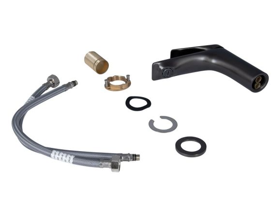 Змішувач для раковини Qtap Vlasta New Gunmetal Black PVD QTVLA270GMB45641 | Зображення 2