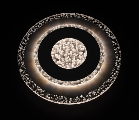 Сучасний круглий світильник стельовий LED для кімнати кухні ванної 26156 Білий 4х25х25 см. | Зображення 3