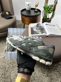 Мужские кроссовки  ASICS Gel-NYC Beige Grey Green весна / осень A3487