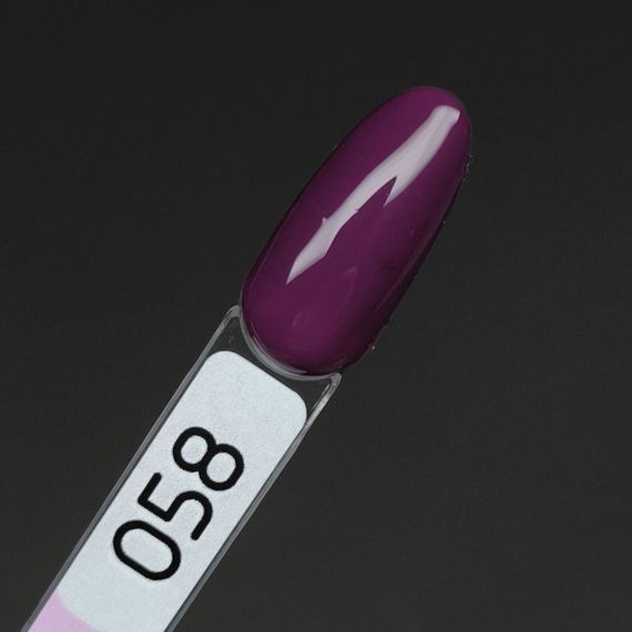 Гель-лак Toki-Toki № 058 фіолетово-ягідний 5мл